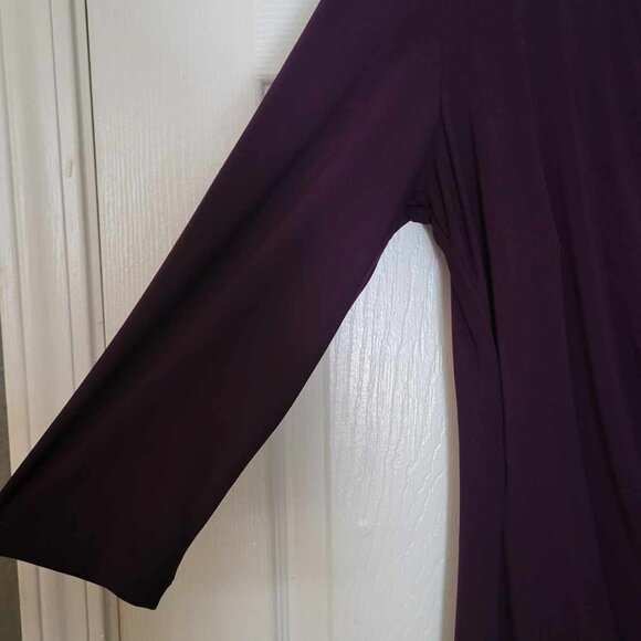 Anne Klein Deep Purple Dress - Picture 4 of 4
